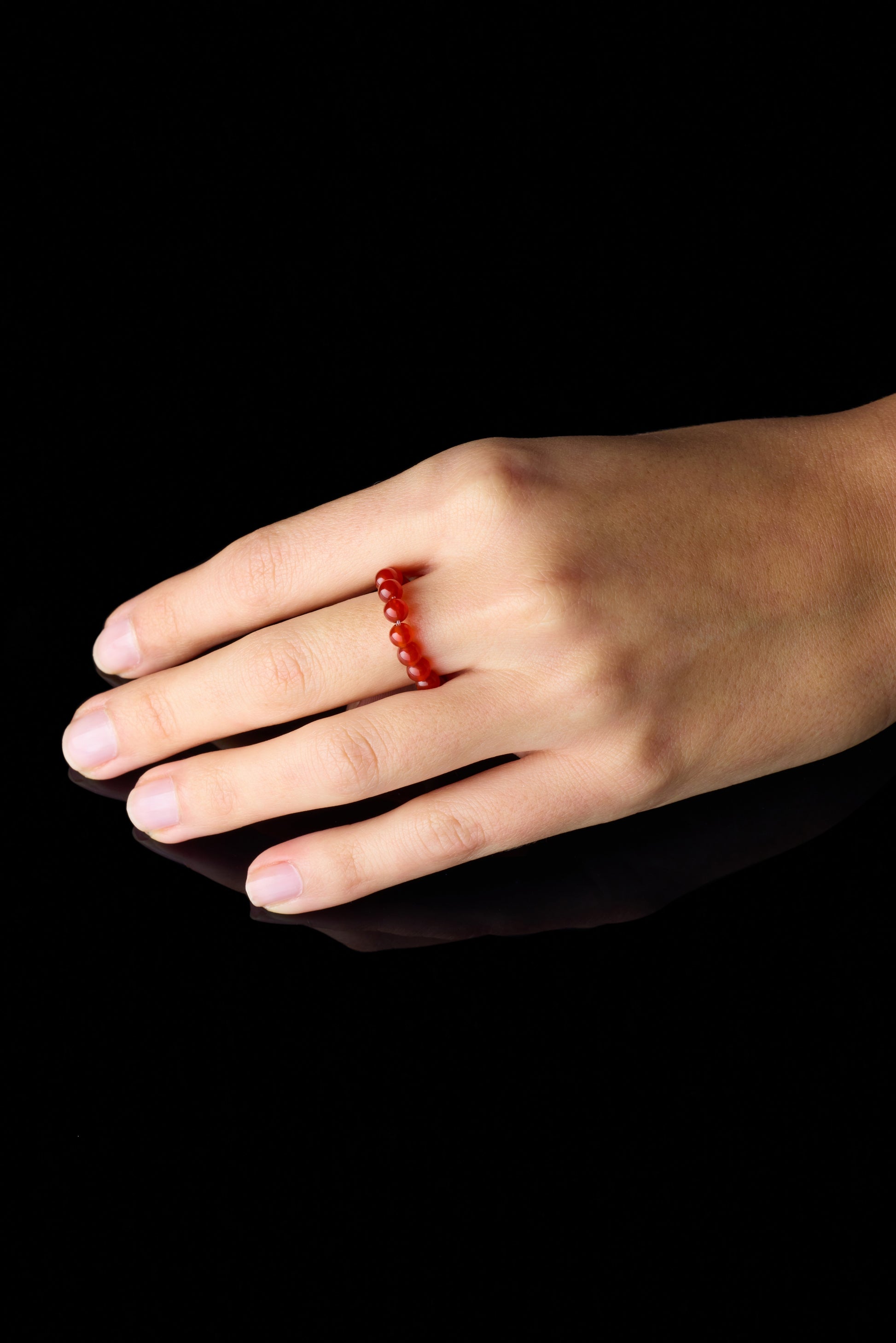 Red Agate Ring